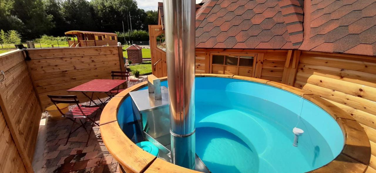 Kota Scandinave Avec Son Bain Nordique Privatif - Gite Du Moulin 62130 Pierremont Eksteriør bilde