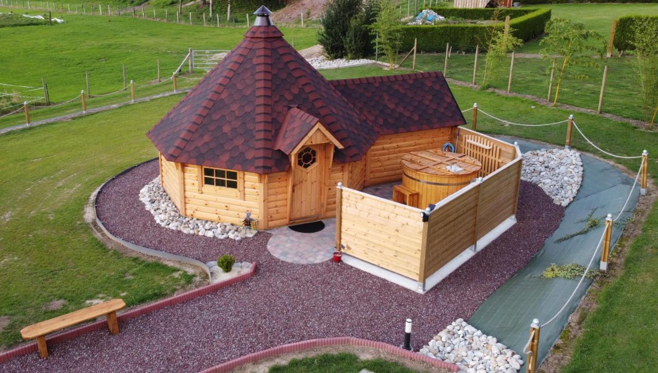 Kota Scandinave Avec Son Bain Nordique Privatif - Gite Du Moulin 62130 Pierremont Eksteriør bilde
